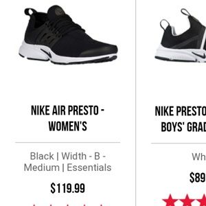 Nike presto for men